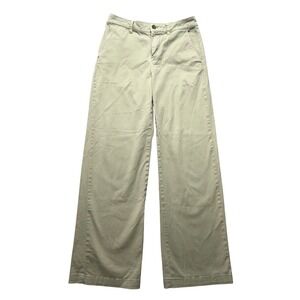 Alex Mill Chino Pants Womens 0 Beige Straight Leg Stretch Twill 29x27